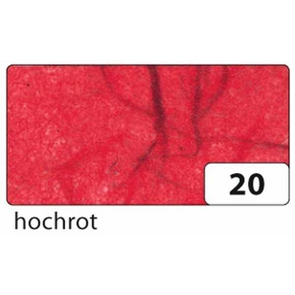 10 Stück Folia Bastelstrohseide 47x64cm gefalzt auf 32x47cm 25g hochrot 911020 4001868911206 Folia