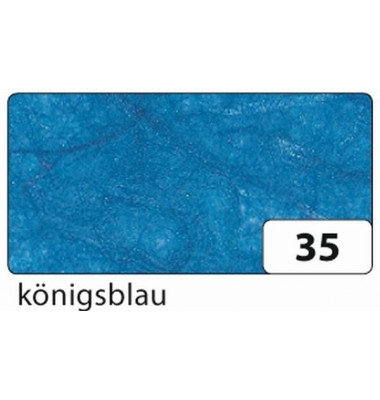 Strohseide - 47 x 64 cm, k&ouml;nigsblau