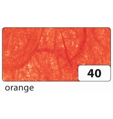Strohseide - 47 x 64 cm, orange