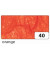 Strohseide - 47 x 64 cm, orange