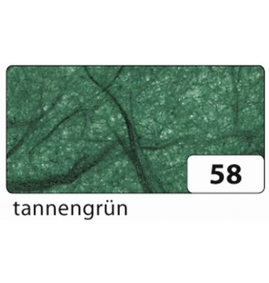 Strohseide - 47 x 64 cm, tannengrün