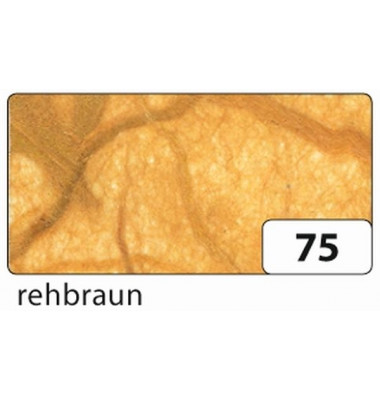 Strohseide - 47 x 64 cm, rehbraun Strohseide - 47 x 64 cm, rehbraun