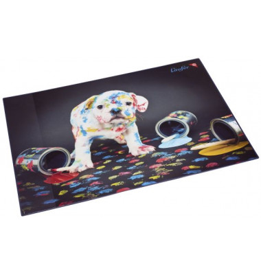 Schreibunterlage Motiv bunter Hund Schreibunterlage Motiv bunter Hund