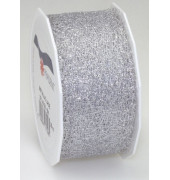 Geschenkband Spitzenband Lace 3717520-631 72mm x 20m metallic-silber