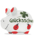 Spardose Schwein (klein) 100784 , "Gl&uuml;cksmotive/Schriftzug Gl&uuml;cksschwein"
