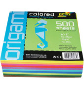 Origami-Faltblätter 15x15cm 70g farbig sortiert 500 Blatt 8965