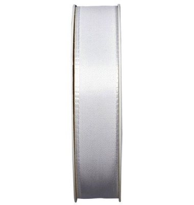 Geschenkband Taftband 25mm x 50m weiß Geschenkband Taftband 25mm x 50m weiß