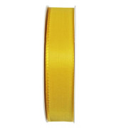 Geschenkband Taftband 25mm x 50m gelb