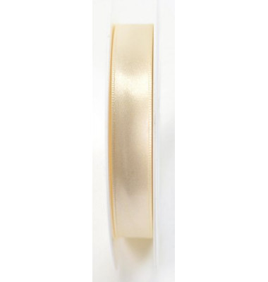 Geschenkband Doppelsatinband 15mm x 25m creme