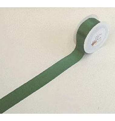 Geschenkband Doppelsatinband 40mm x 25m dunkelgrün