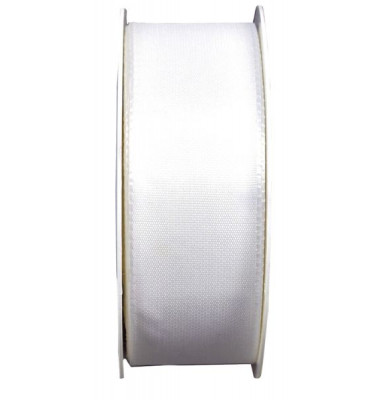 Geschenkband Taftband 40mm x 50m weiß