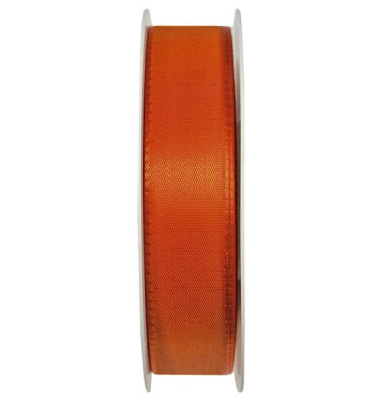 Geschenkband Taftband 25mm x 50m orange