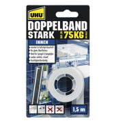 46855 Infokarte 19 mm 1,5m Doppelklebeband weiß