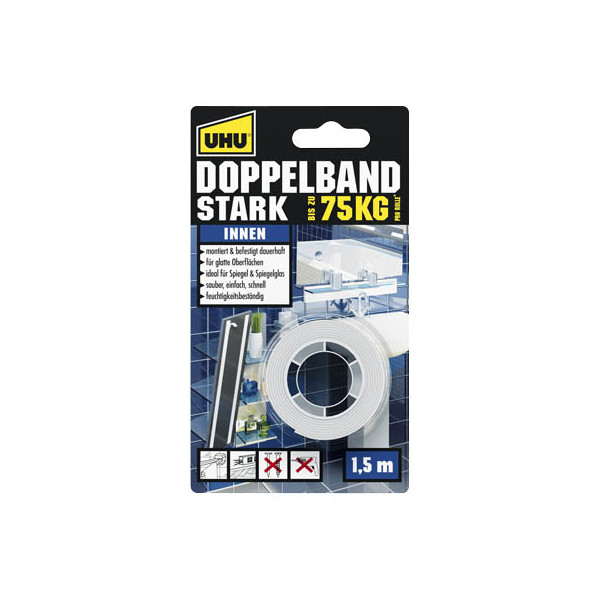 4026700468557 - 46855 Infokarte 19 mm 15m Doppelklebeband weiß 4026700468557 2 Meter