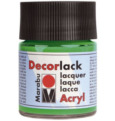 Acrylfarbe Decorlack 11300 005 062, hellgrün, 50ml