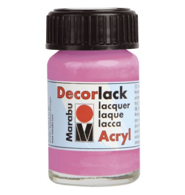 Acrylfarbe Decorlack 11300 039 033, pink, 15ml Acrylfarbe Decorlack 11300 039 033, pink, 15ml