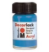 Acrylfarbe Decorlack 11300 039 056, cyan, 15ml