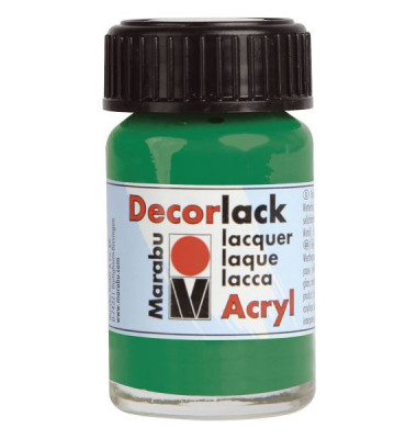 Acrylfarbe Decorlack 11300 039 067, saftgrün, 15ml Acrylfarbe Decorlack 11300 039 067, saftgrün, 15ml