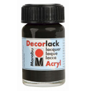 Acrylfarbe Decorlack 11300 039 073, schwarz, 15ml