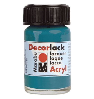 Acrylfarbe Decorlack 11300 039 290, türkis, 15ml Acrylfarbe Decorlack 11300 039 290, türkis, 15ml