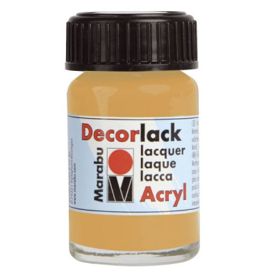 Acrylfarbe Decorlack 11300 039 784, metallic gold, 15ml Acrylfarbe Decorlack 11300 039 784, metallic gold, 15ml