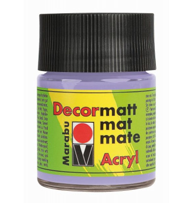 Acrylfarbe Decormatt 14010 005 007, lavendel, 50ml Acrylfarbe Decormatt 14010 005 007, lavendel, 50ml