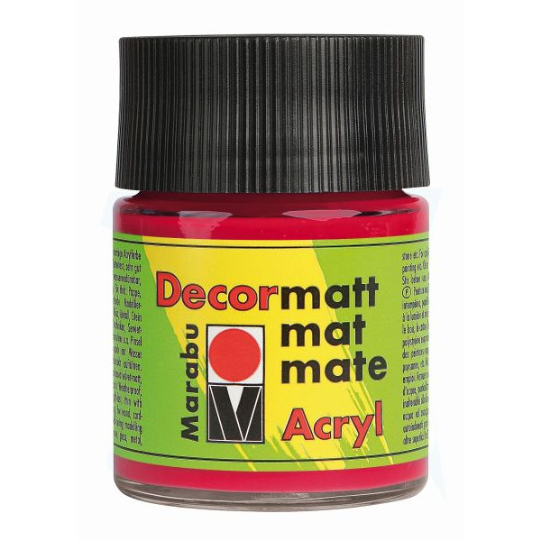 4007751007827 - Acrylfarbe Decormatt 14010 005 031 kirschrot 50ml 4007751007827 50 Milliliter