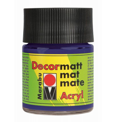 Acrylfarbe Decormatt 14010 005 051, violett dunkel, 50ml Acrylfarbe Decormatt 14010 005 051, violett dunkel, 50ml