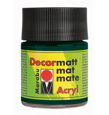 Acrylfarbe Decormatt 14010 005 075, tannengrün, 50ml Acrylfarbe Decormatt 14010 005 075, tannengrün, 50ml