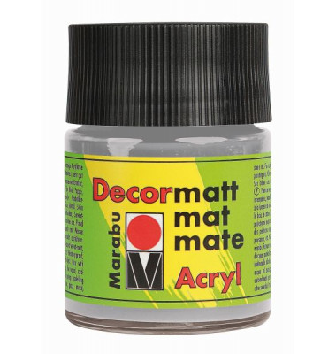 Acrylfarbe Decormatt 14010 005 278, hellgrau, 50ml