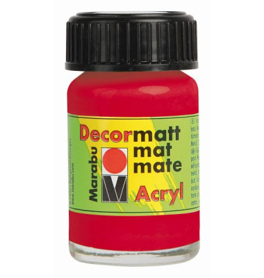 Acrylfarbe Decormatt 14010 039 031, kirschrot, 15ml Acrylfarbe Decormatt 14010 039 031, kirschrot, 15ml
