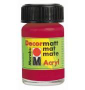 Acrylfarbe Decormatt 14010 039 032, karminrot, 15ml