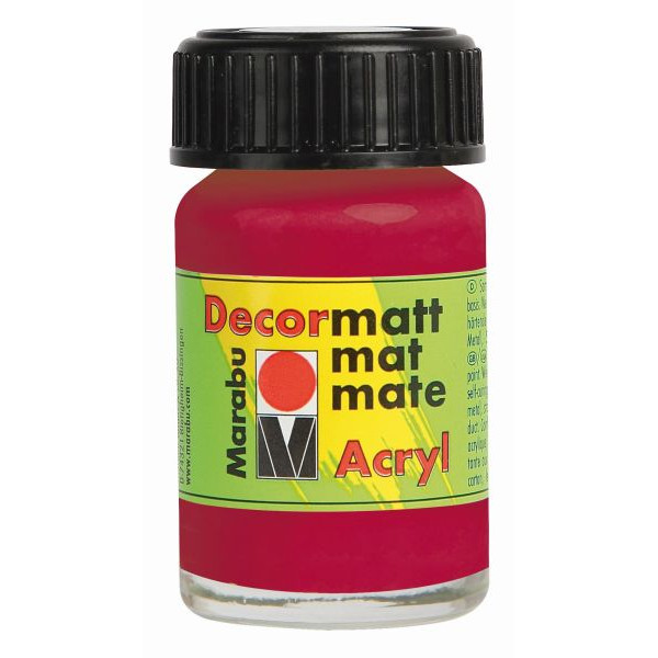 4007751008091 - Acrylfarbe Decormatt 14010 039 032 karminrot 15ml 4007751008091 15 Milliliter