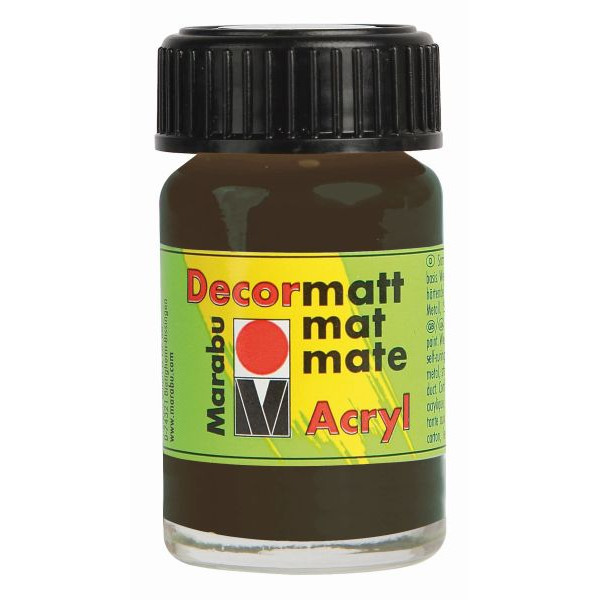 4007751008107 - Acrylfarbe Decormatt 14010 039 045 dunkelbraun 15ml 4007751008107 15 Milliliter