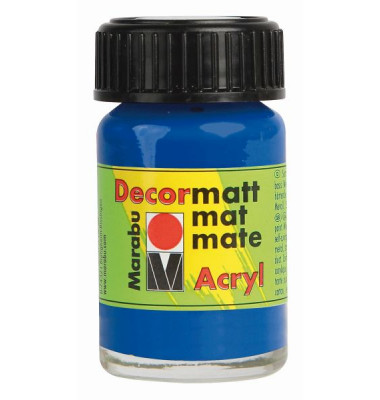 Acrylfarbe Decormatt 14010 039 055, ultramarineblau, 15ml