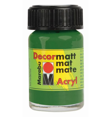 Acrylfarbe Decormatt 14010 039 065, olivgr&uuml;n, 15ml