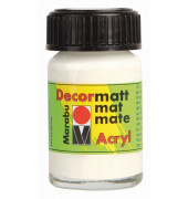 Acrylfarbe Decormatt 14010 039 070, weiß, 15ml