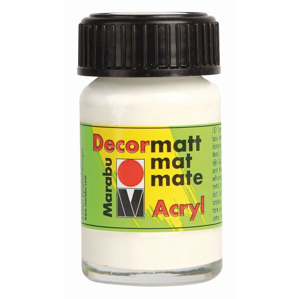 4007751008169 - Acrylfarbe Decormatt 14010 039 070 weiß 15ml 4007751008169 15 Milliliter
