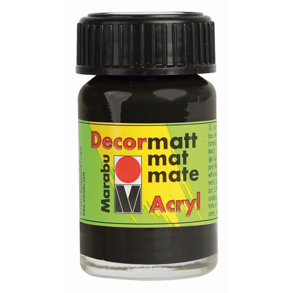 4007751008176 - Acrylfarbe Decormatt 14010 039 073 schwarz 15ml 4007751008176 15 Milliliter