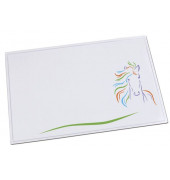Schreibunterlage Durella, 53x40cm, Pferd bunt