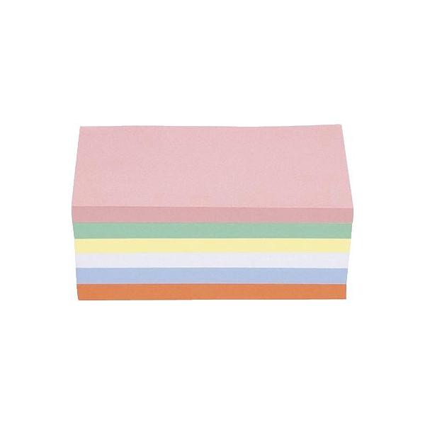 4013695027104 - Moderationskarten 112501510 20x10cm rechteckig 120g farbig sortiert  4013695027104 250 Stück