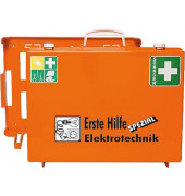 Verbandkasten für Elektrotechnik orange 40x30x15cm DIN13157