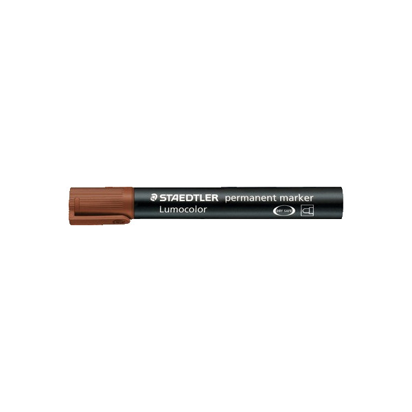10 Stück Staedtler Permanentmarker 352 braun 2mm Rundspitze