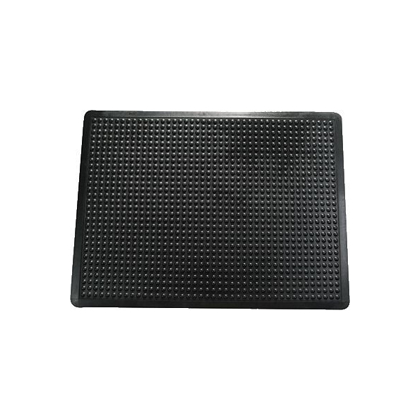 Doortex FCAF6191 Anti-Ermüdungsmatte / Arbeitsplatzmatte "anti-fatiguemat", 61 x 91 cm, aus 100 % Gummi, schwarz, rechteckig, mit Noppenstruktur