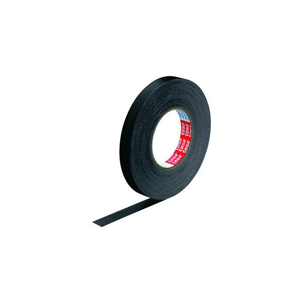 4042448360472 - tesa Gewebeband extra Power Perfect 57230 Schwarz 19 mm (B) x 50 m (L) Kunststoff Zellwollgewebe