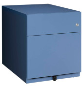 Rollcontainer Note NWA59M7SF605 Metall blau, 1 normale Schublade, mit extra Hängeregisterauszug, abschließbar