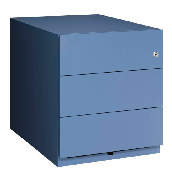 5020073769807 - Rollcontainer Note NWA59M7SSS605 Metall blau 3 normale Schubladen abschließbar 5020073769807 Bisley