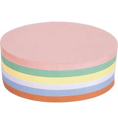 Moderationskarten 112501910, Ø 11x19cm, oval, 120g, farbig sortiert 