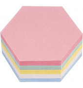 Moderationskarten 112502310, 20x9,5cm, Wabe, 120g, farbig sortiert 