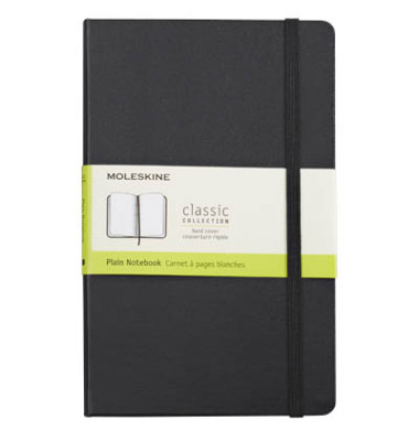 Notizbuch 701146, Classic Collection fester Einband, schwarz, A5, blanko, 70g, 120 Blatt / 240 Seiten